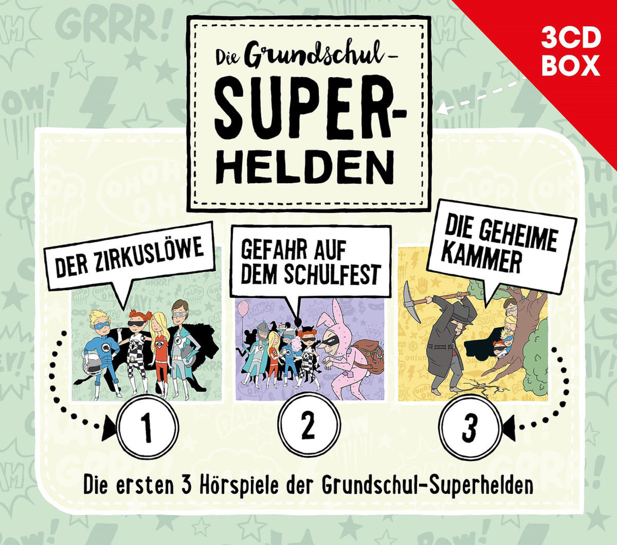 Die Grundschul-Superhelden 3-CD-Box Vol. 1