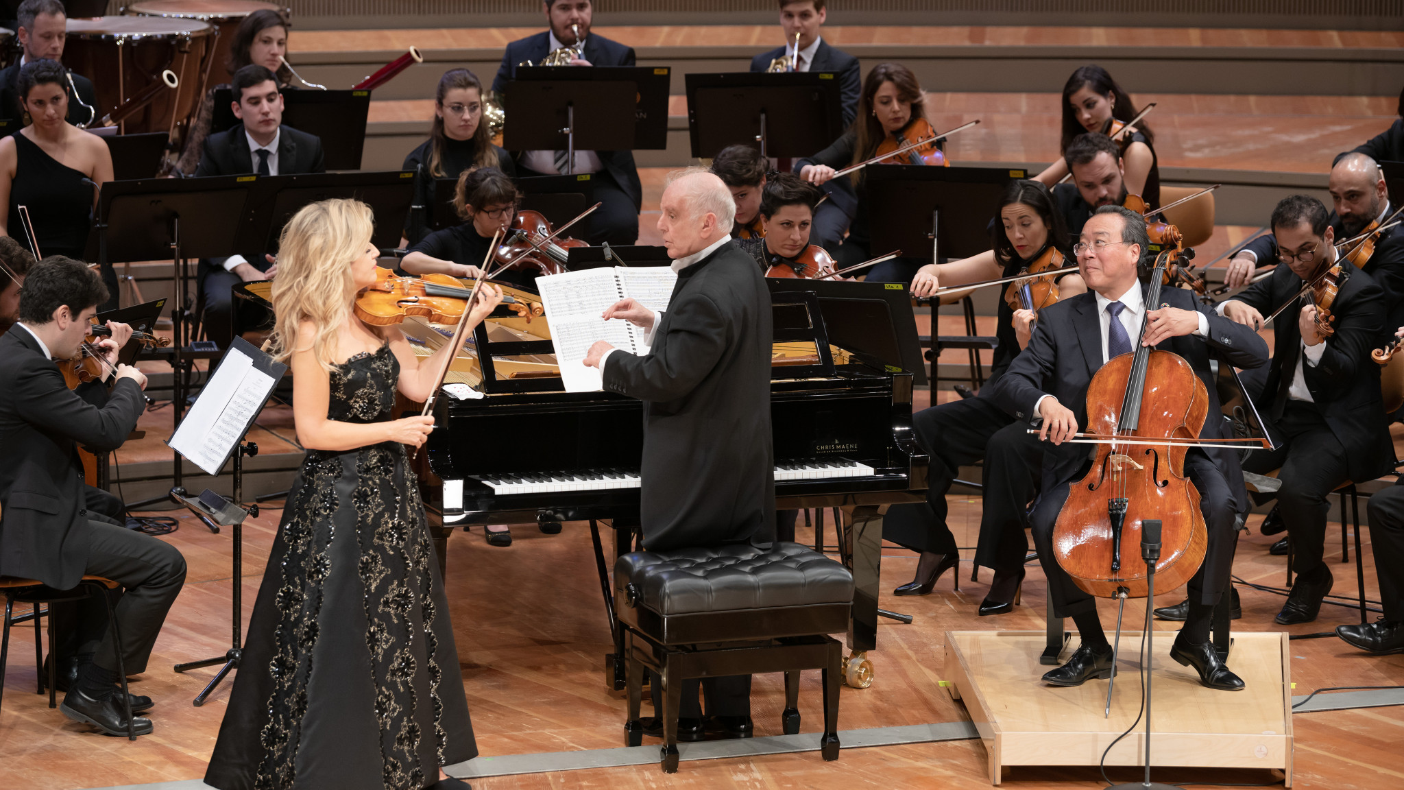 Drei musikalische Giganten – Anne-Sophie Mutter, Daniel Barenboim und Yo-Yo Ma mit einer hinreißenden Live-Aufnahme von Beethovens Tripelkonzert