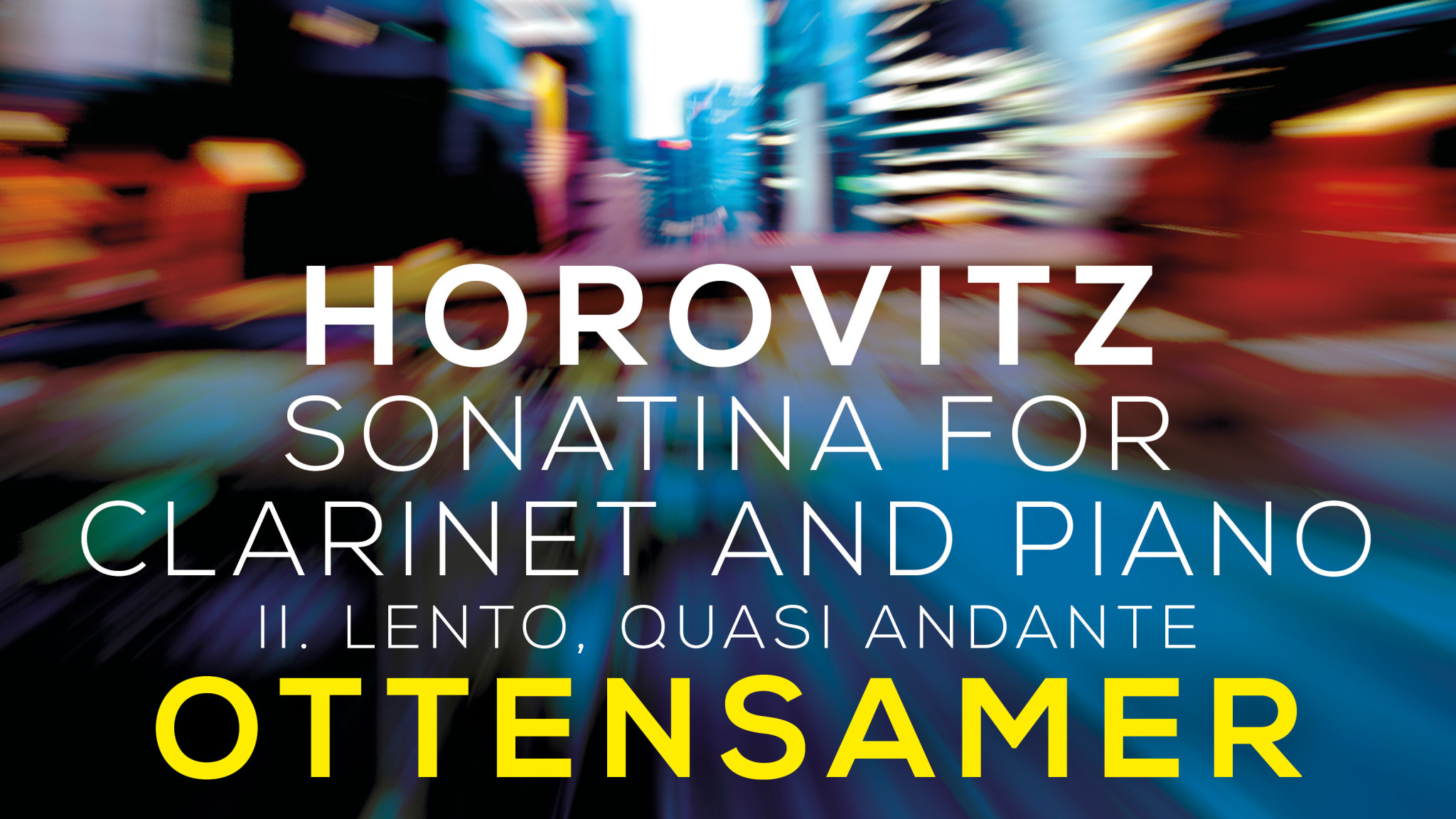 Musical Moments – Andreas Ottensamer performs Julien Quentin Horovitz’ Sonatina for Clarinet and Piano - II. Lento, quasi andante