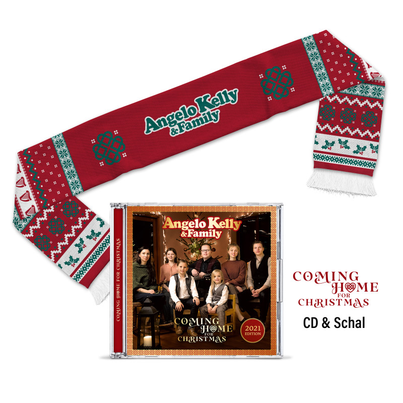 Angelo Kelly & Family-Coming Home For Christmas - X-Mas Bundle (CD + Weihnachtsschal) Coming Home For Christmas - X-Mas Bundle (CD + Weihnachtsschal)