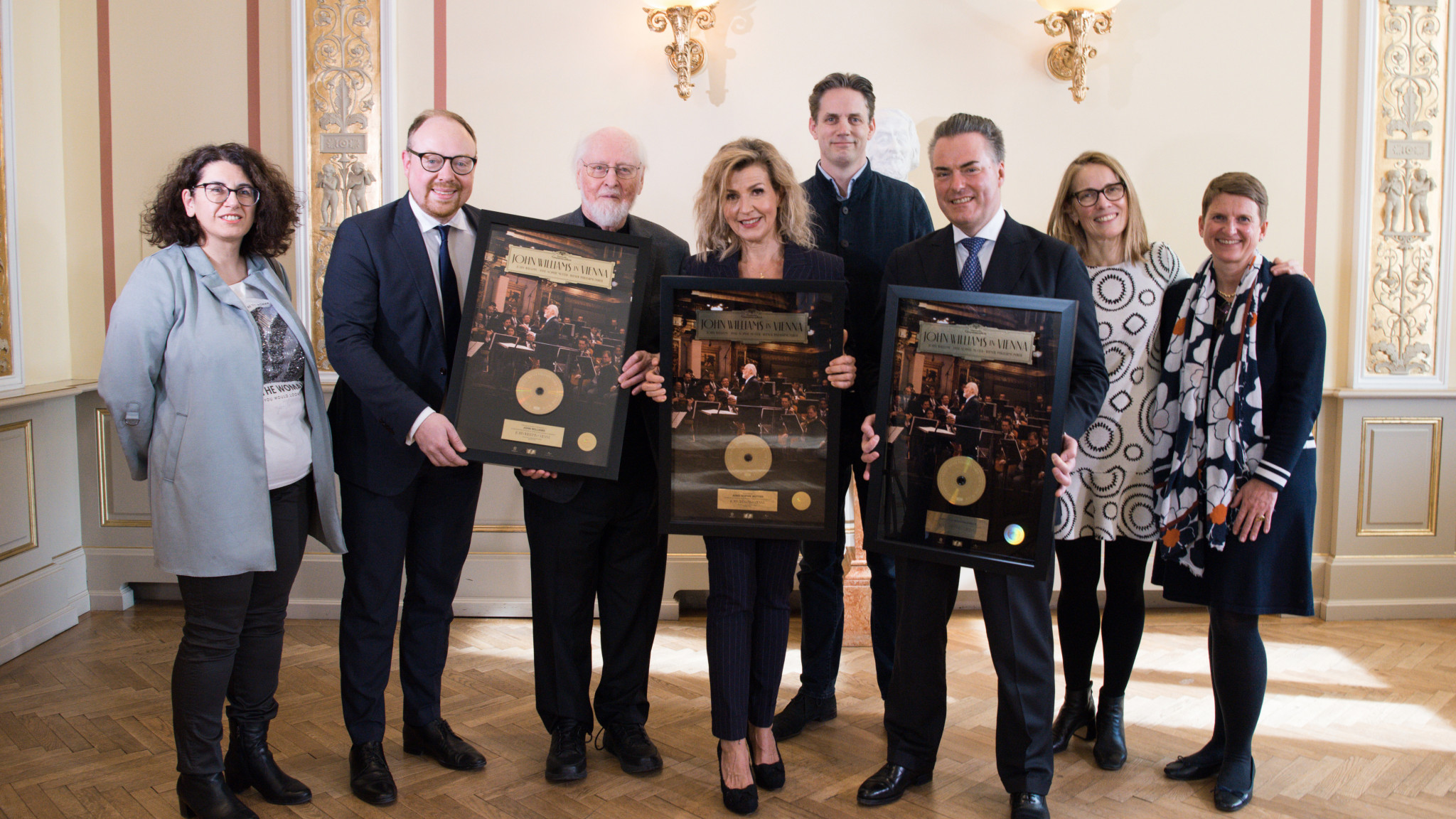 John Williams & the Wiener Philharmoniker Celebrate Star Wars Day With a Gold Record 