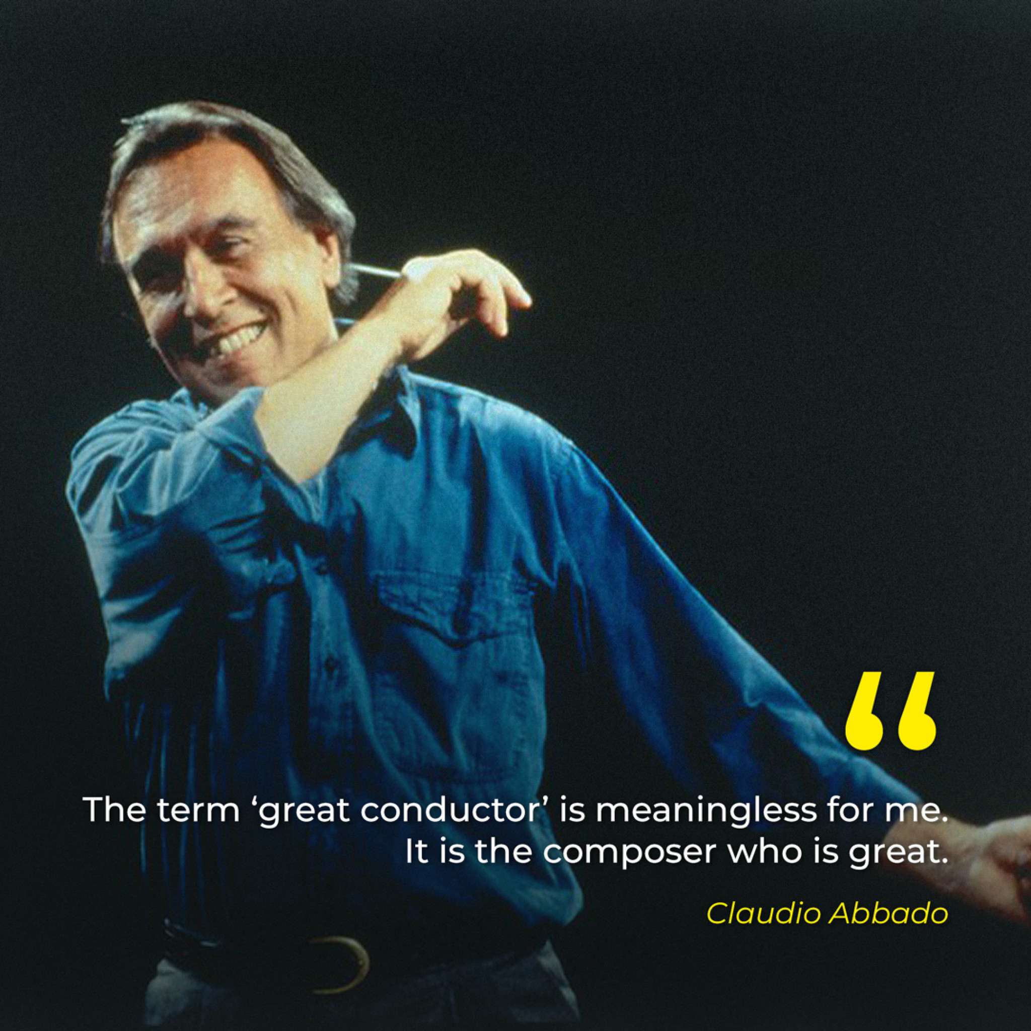 Claudio Abbado - The Complete Recordings Edition - Quote Card #1