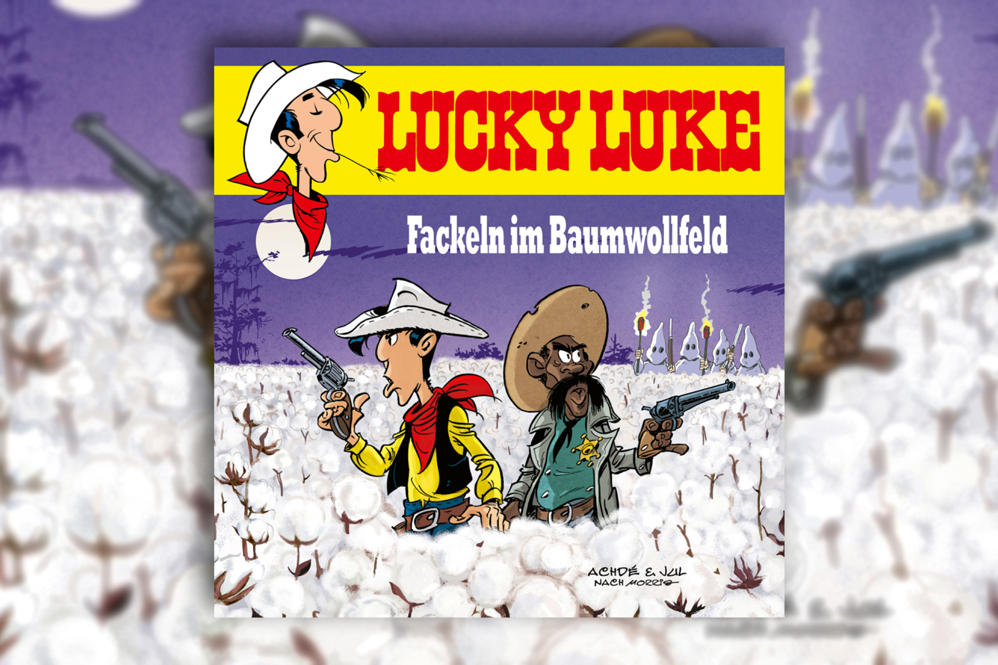 Lucky Luke im Baumwollfeld