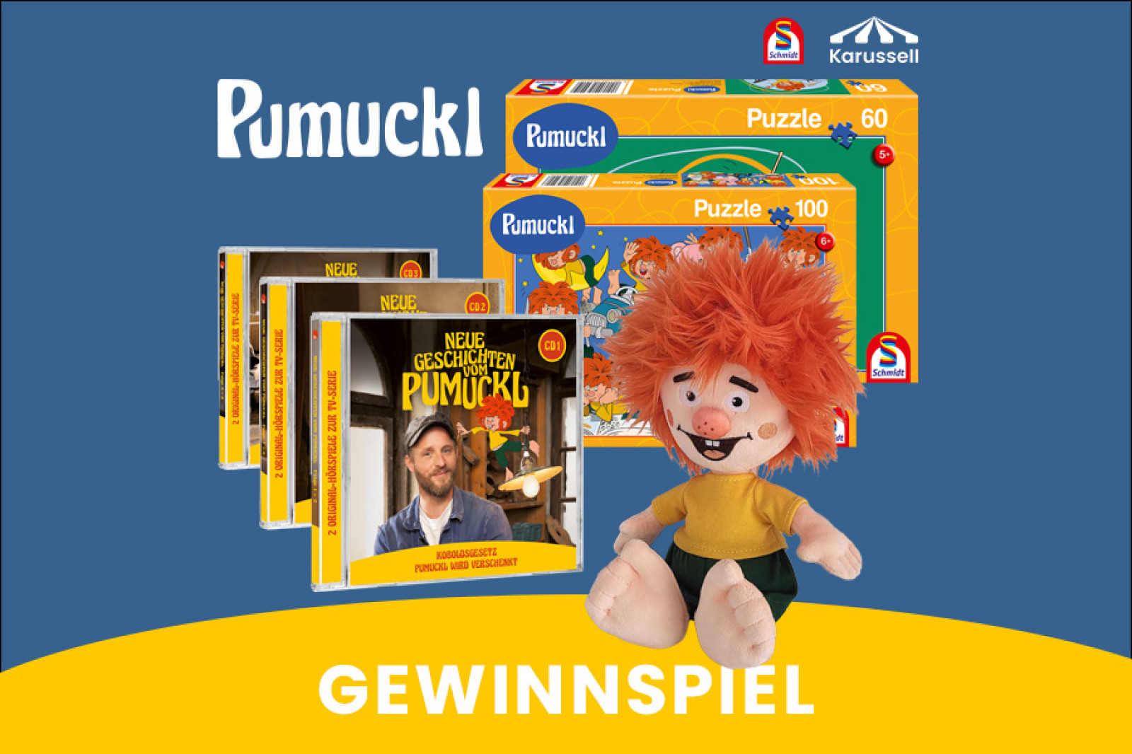 Gewinnspiel Spaß für große und kleine Pumuckl Fans Karussell Musik