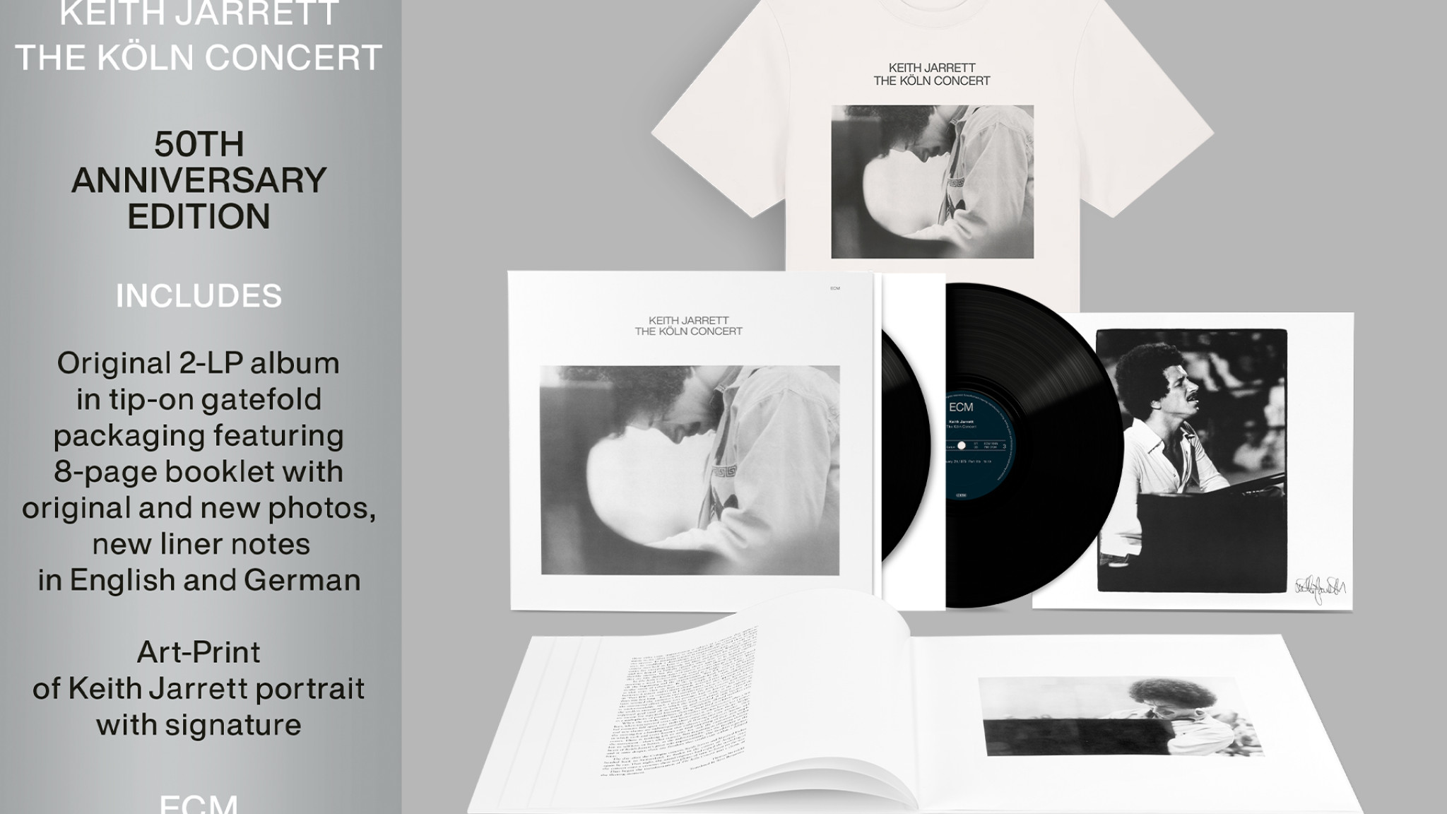 The Köln Concert 50th Anniversary Edition + Excl. T-Shirt