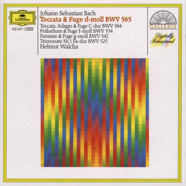 BACH Toccata Und Fuge BWV 565 Organworks Walcha Deutsche Grammophon