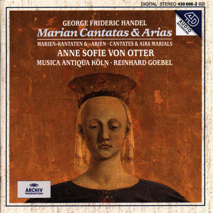 Handel: Marian Cantatas And Arias 0028943986623
