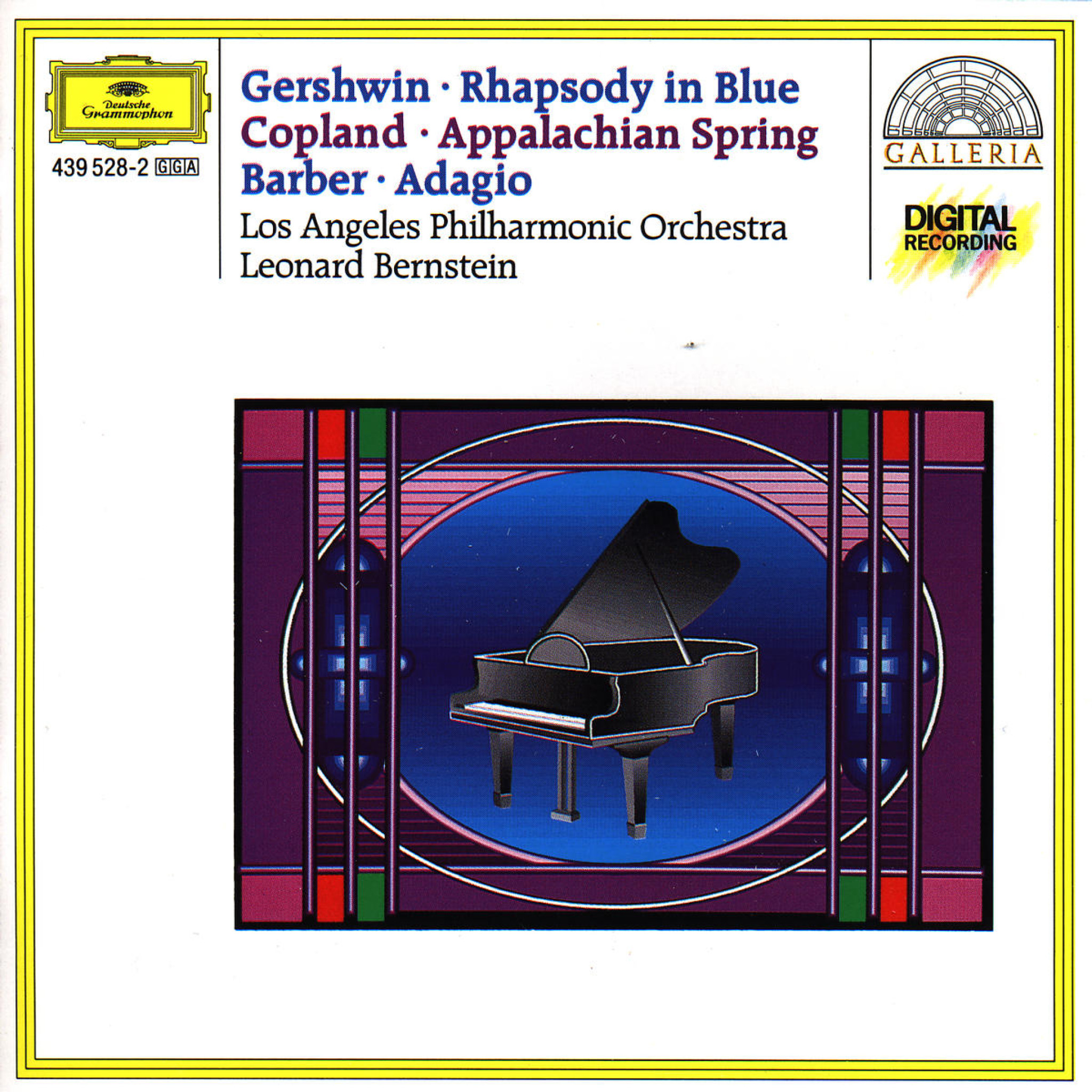 BARBER Adagio GERSHWIN Rhapsody in Blue /Bernstein