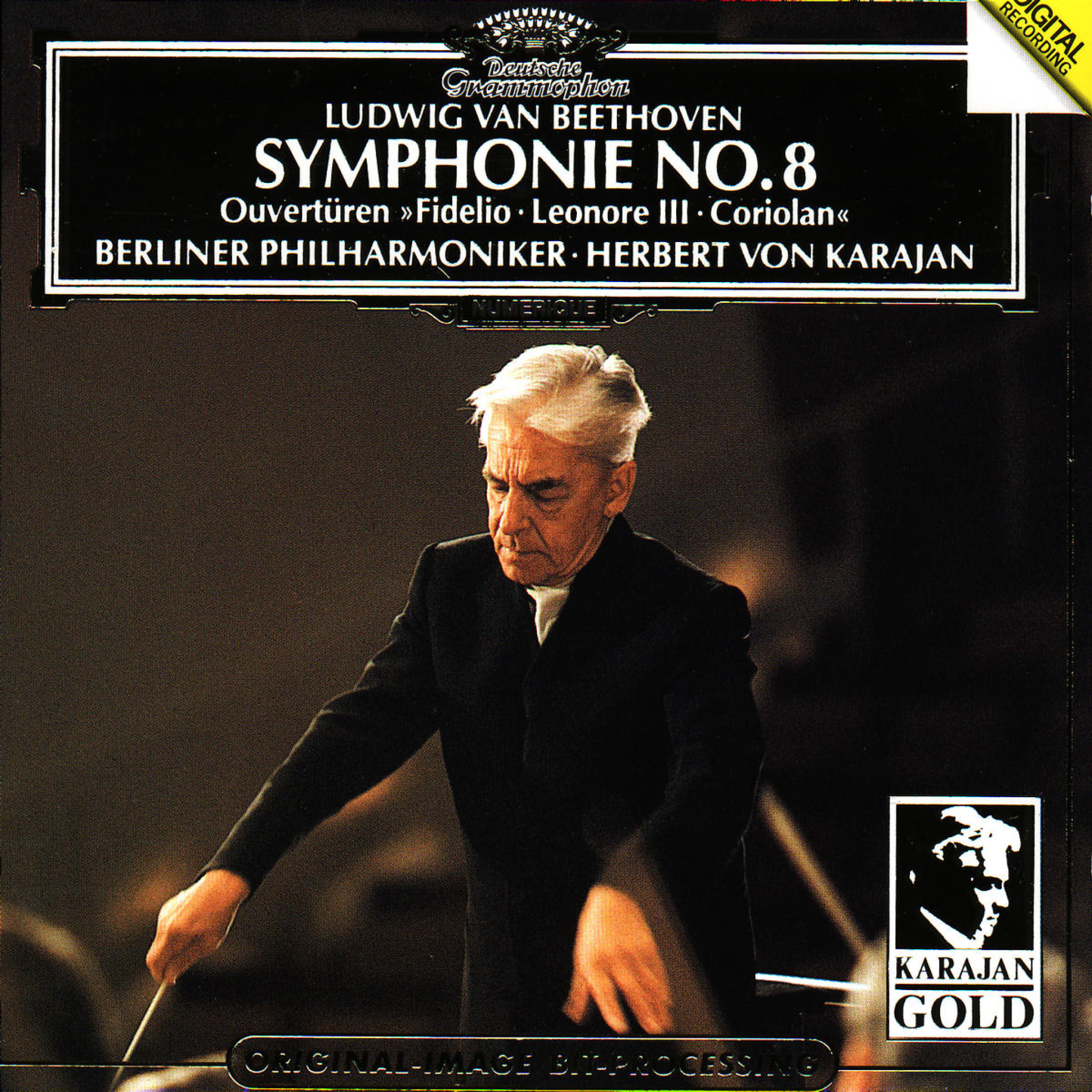 Beethoven: Symphony No.8; Overtures: "Coriolan", "Fidelio", "Leonore No.3" 0028943900520