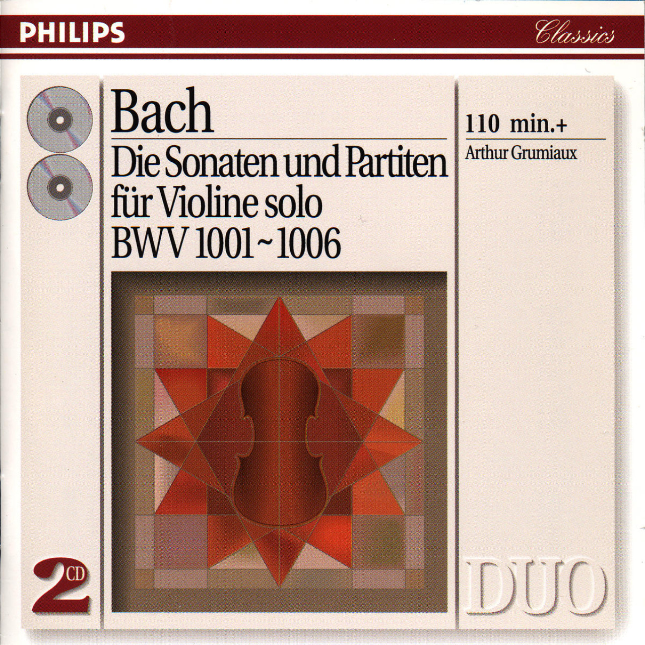 BACH Sonatas and Partitas for Violin Solo/ Grumiaux
