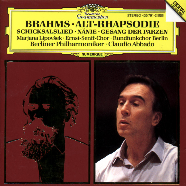 Brahms: Alto Rhapsody; Song of Destiny; Nänie; Song of the Fates 0028943579124