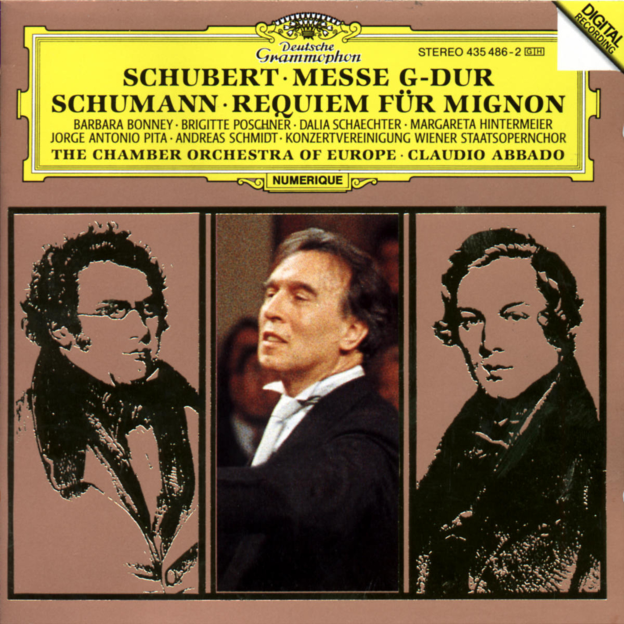 SCHUBERT Messe SCHUMANN Requiem / Abbado