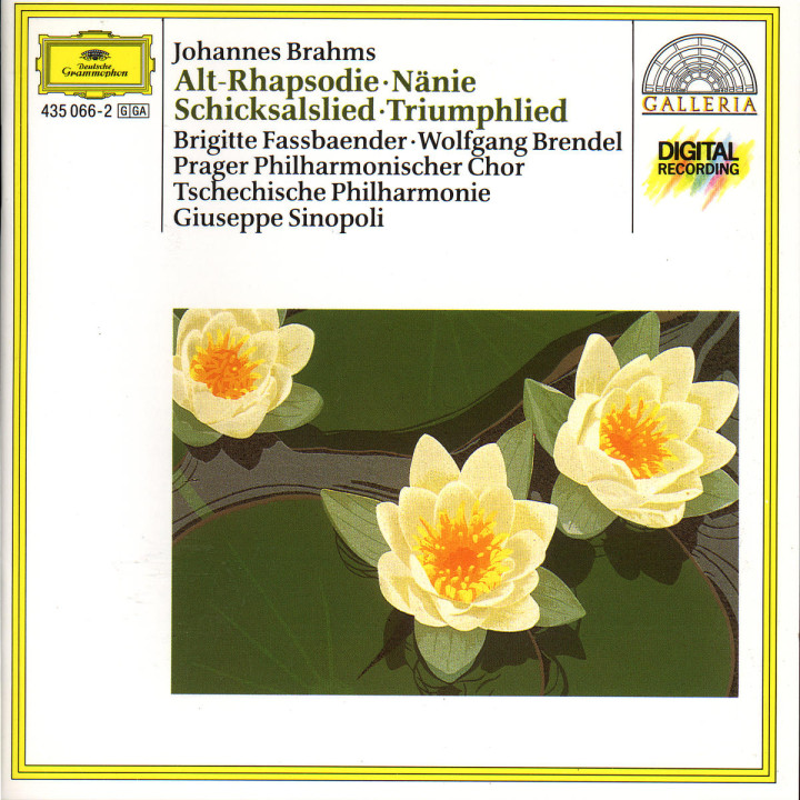 Brahms: Altrhapsodie / Schicksalslied / Triumphlied 0028943506625