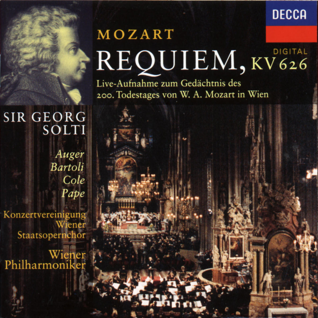 MOZART Requiem, K 626 Auger/Bartoli/Cole/Pape | Decca Classics