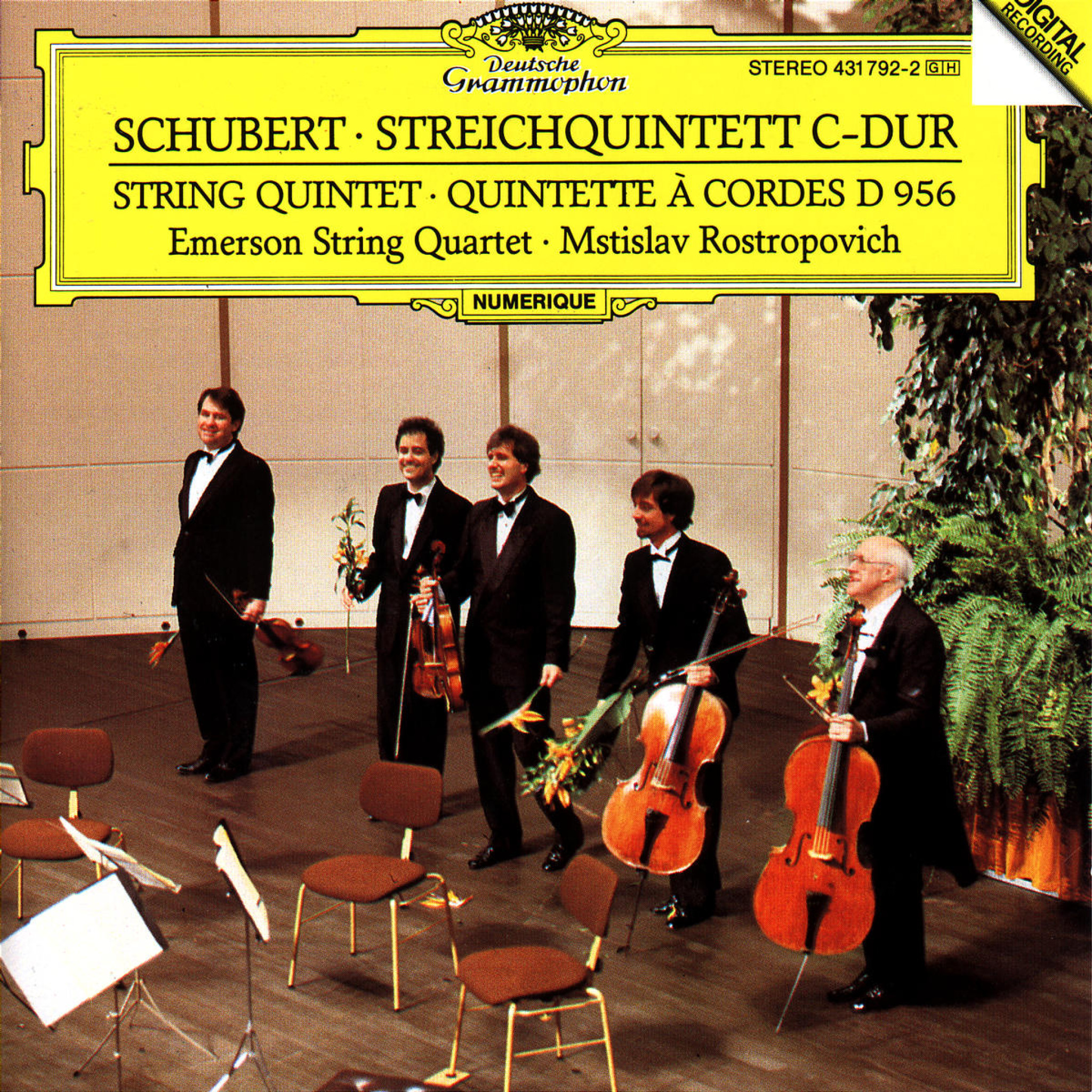 SCHUBERT String Quintet / Emerson String Quartet | Deutsche Grammophon