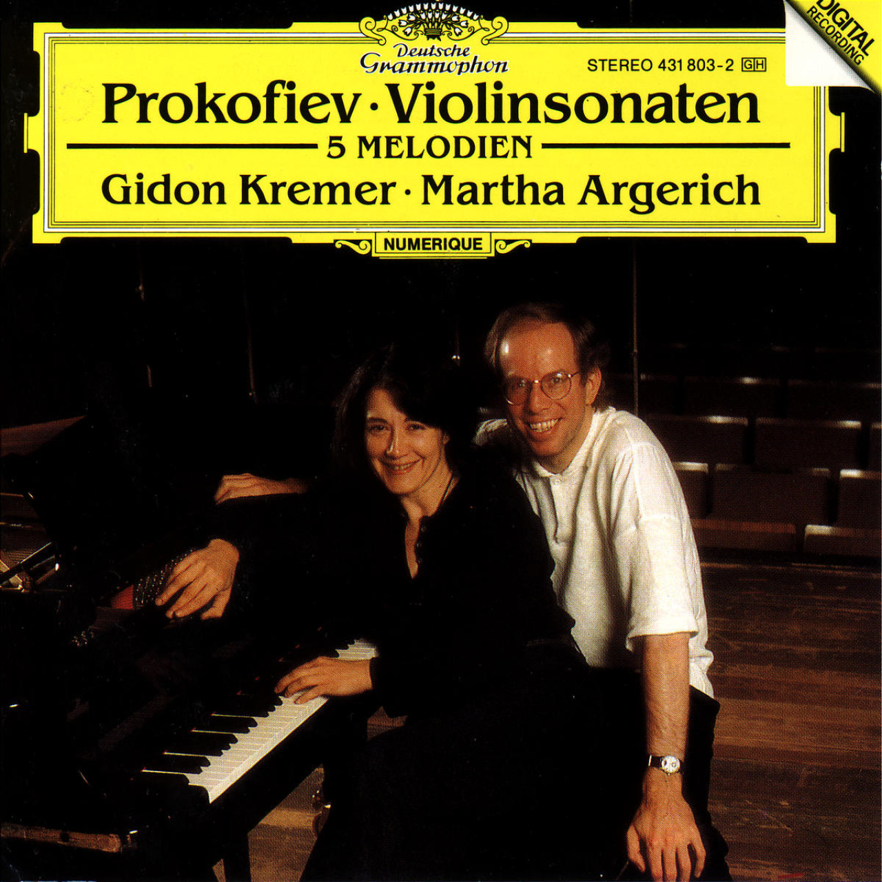 PROKOFIEV Violin Sonatas / Kremer, Argerich | Deutsche Grammophon