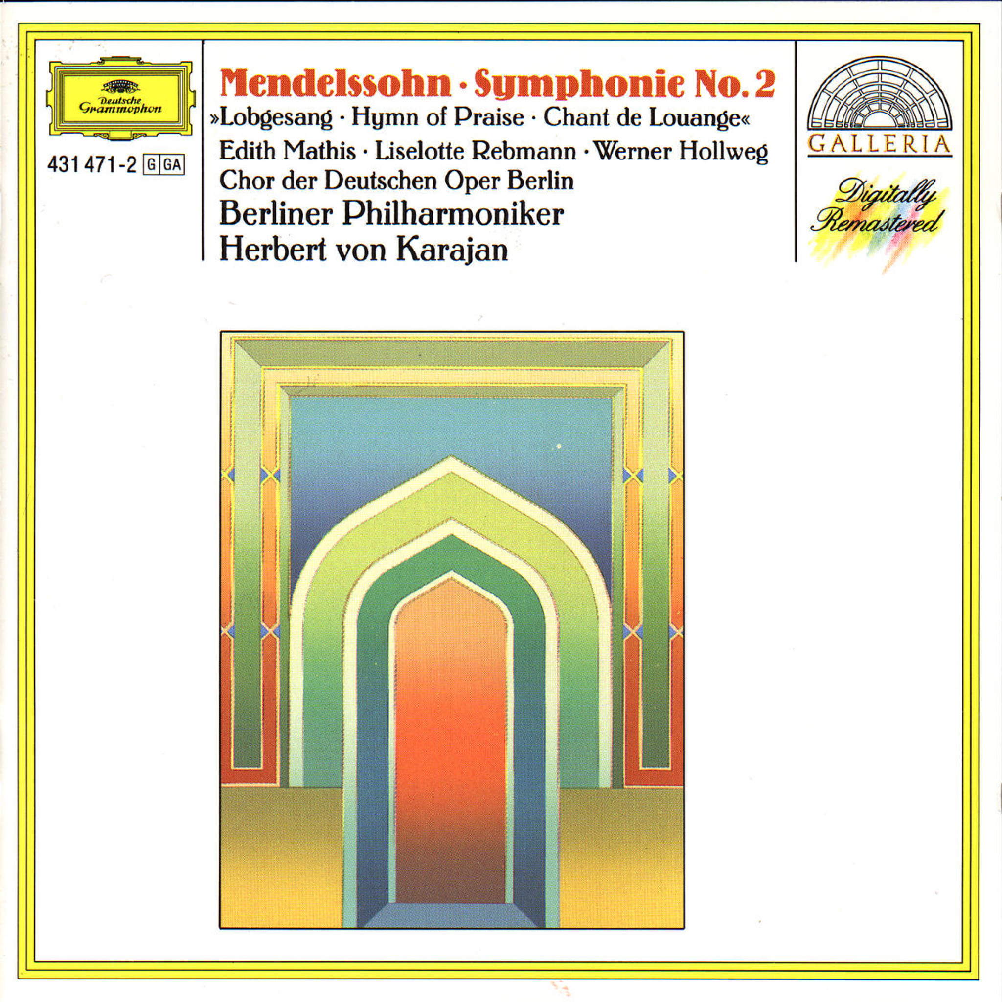 Mendelssohn: Symphony No.2 "Lobgesang" 0028943147129