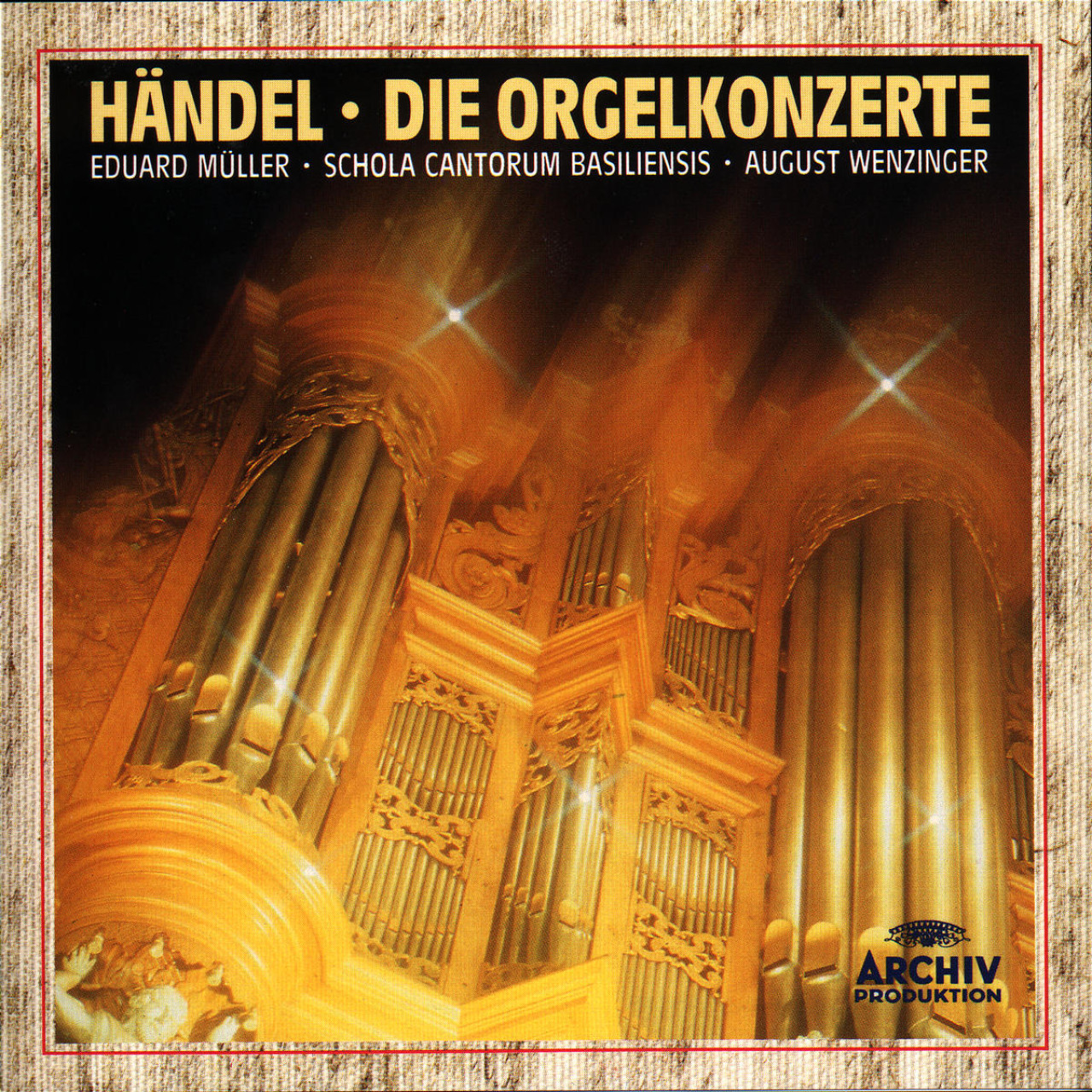 HANDEL The Organ Concertos Müller | Deutsche Grammophon