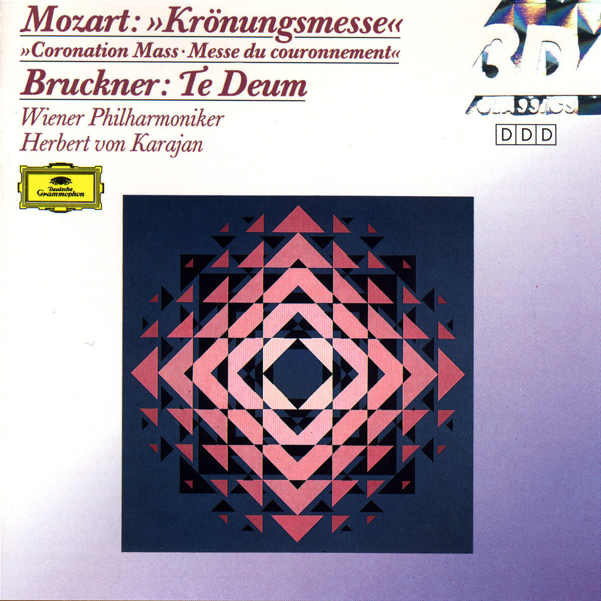 MOZART Coronation Mass, BRUCKNER Te Deum / Karajan