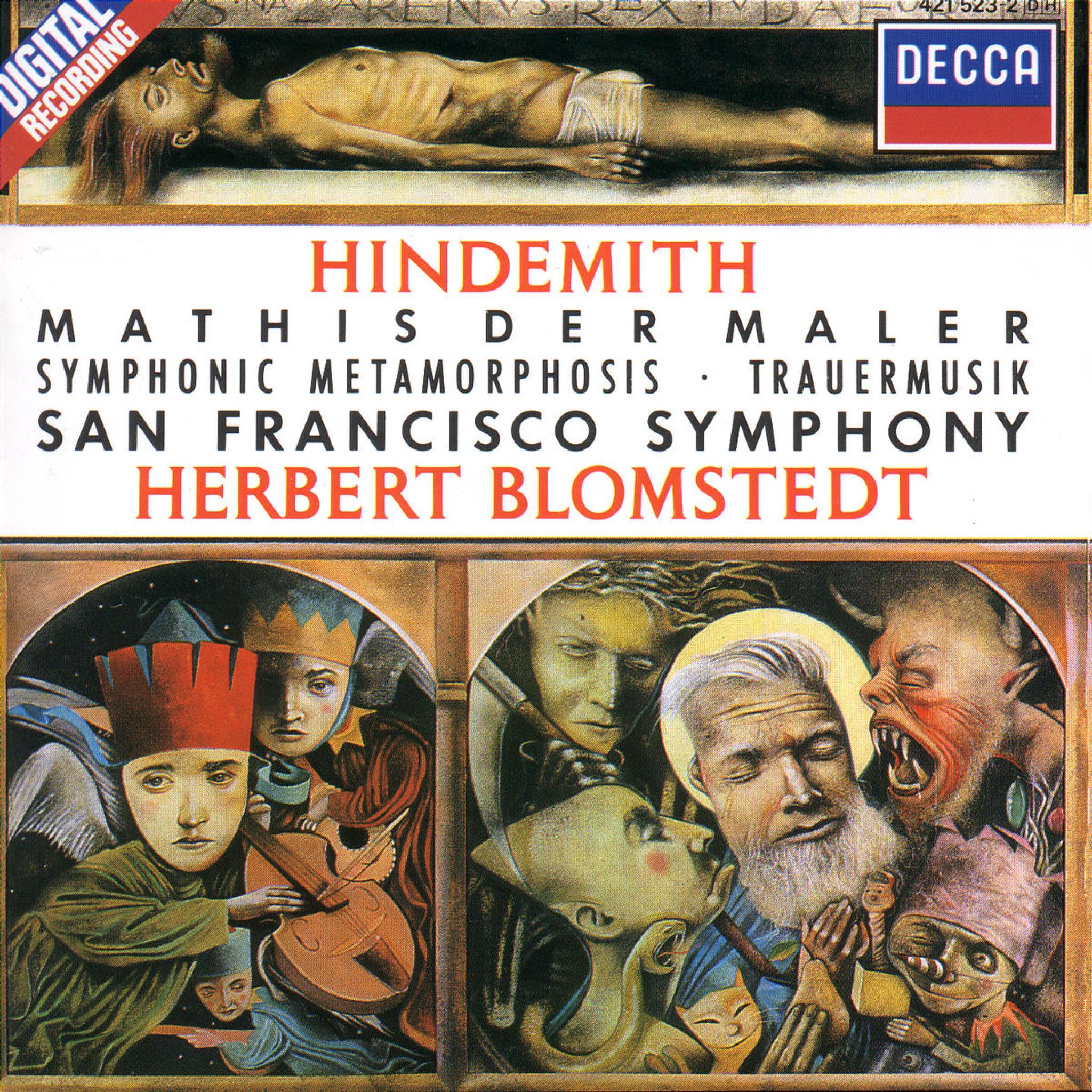 Hindemith: Symphonie 'Mathis der Maler' / Trauermusik / Symphonic Metamorphosis
