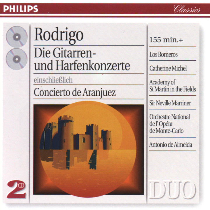 Rodrigo: Complete Concertos for Guitar & Harp 0028946229620