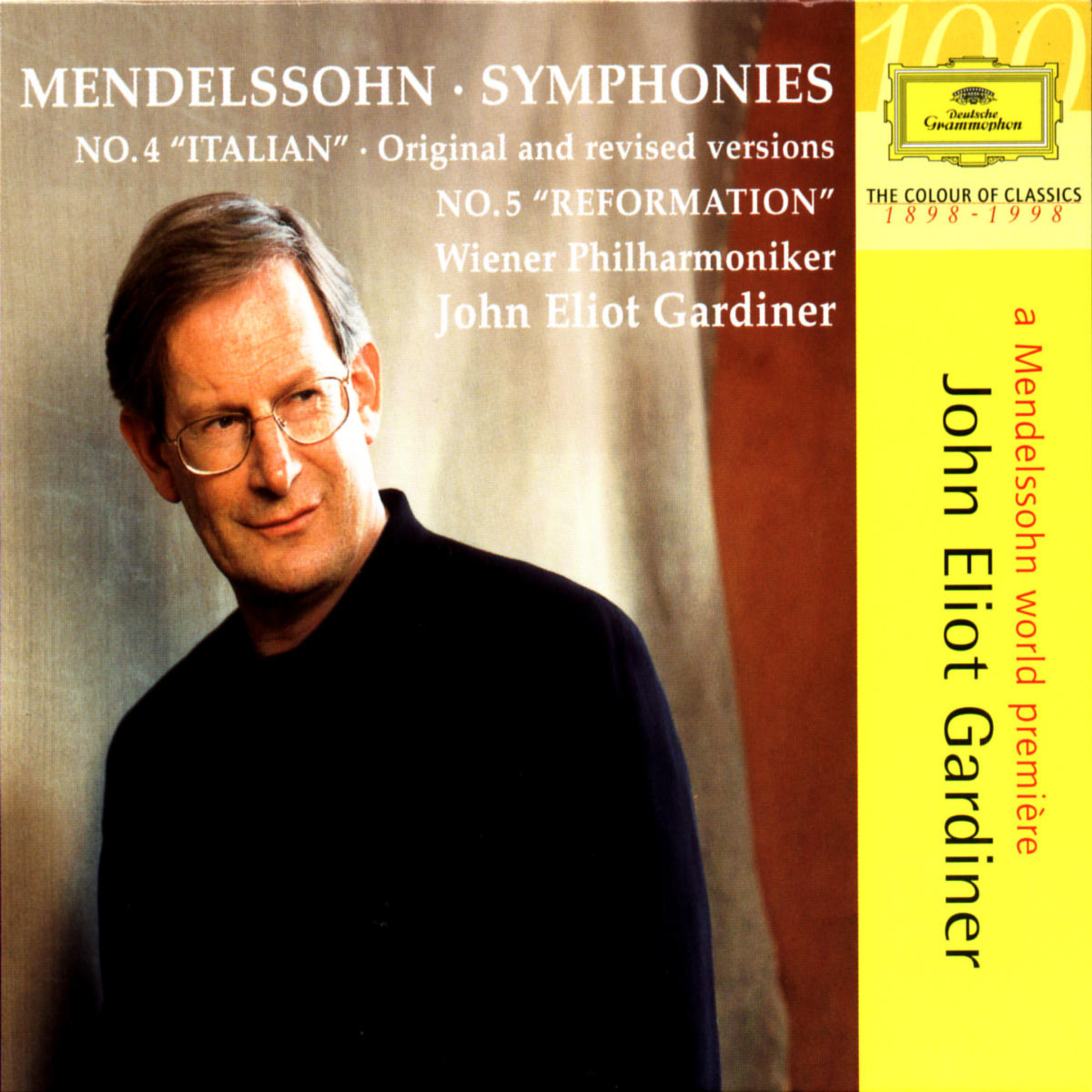 Mendelssohn: Symphonies Nos.4 "Italian" original and revised versions & 5 "Reformation" 0028945915627