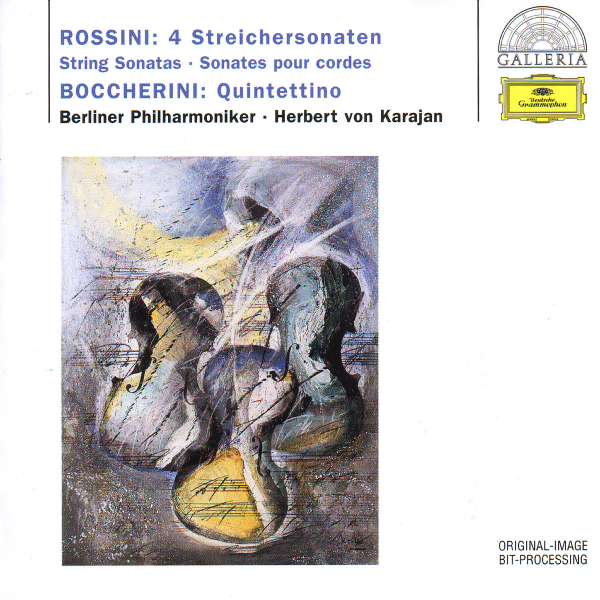 ROSSINI Sonatas for Strings + BOCCHERINI / Karajan