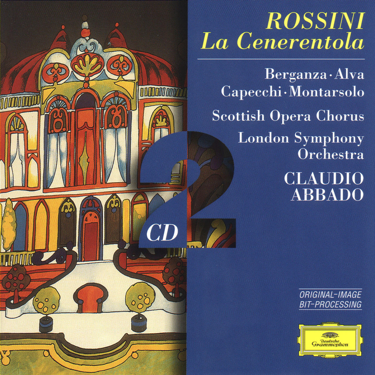 廃盤 アバド ロッシーニ シンデレラ チェネレントラ ベルガンサ グリエルミ アルヴァ ロンドン交響楽団 ゼッダ Rossini Cenerentola Abbado