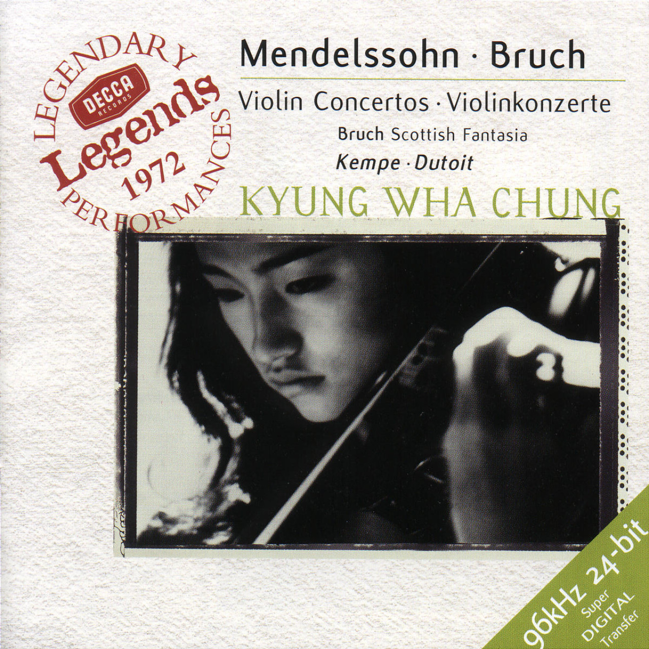 BRUCH · MENDELSSOHN Kyung Wha Chung | Decca Classics