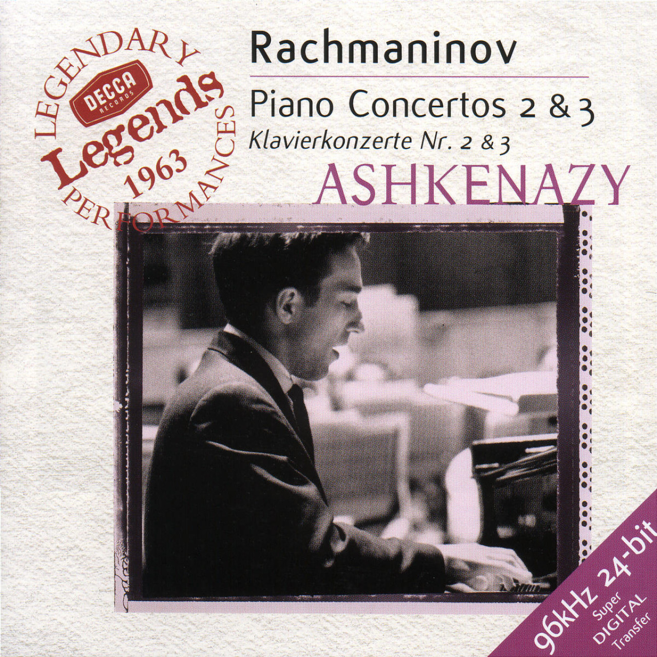 RACHMANINOV Piano Conc. / Ashkenazy | Decca Classics