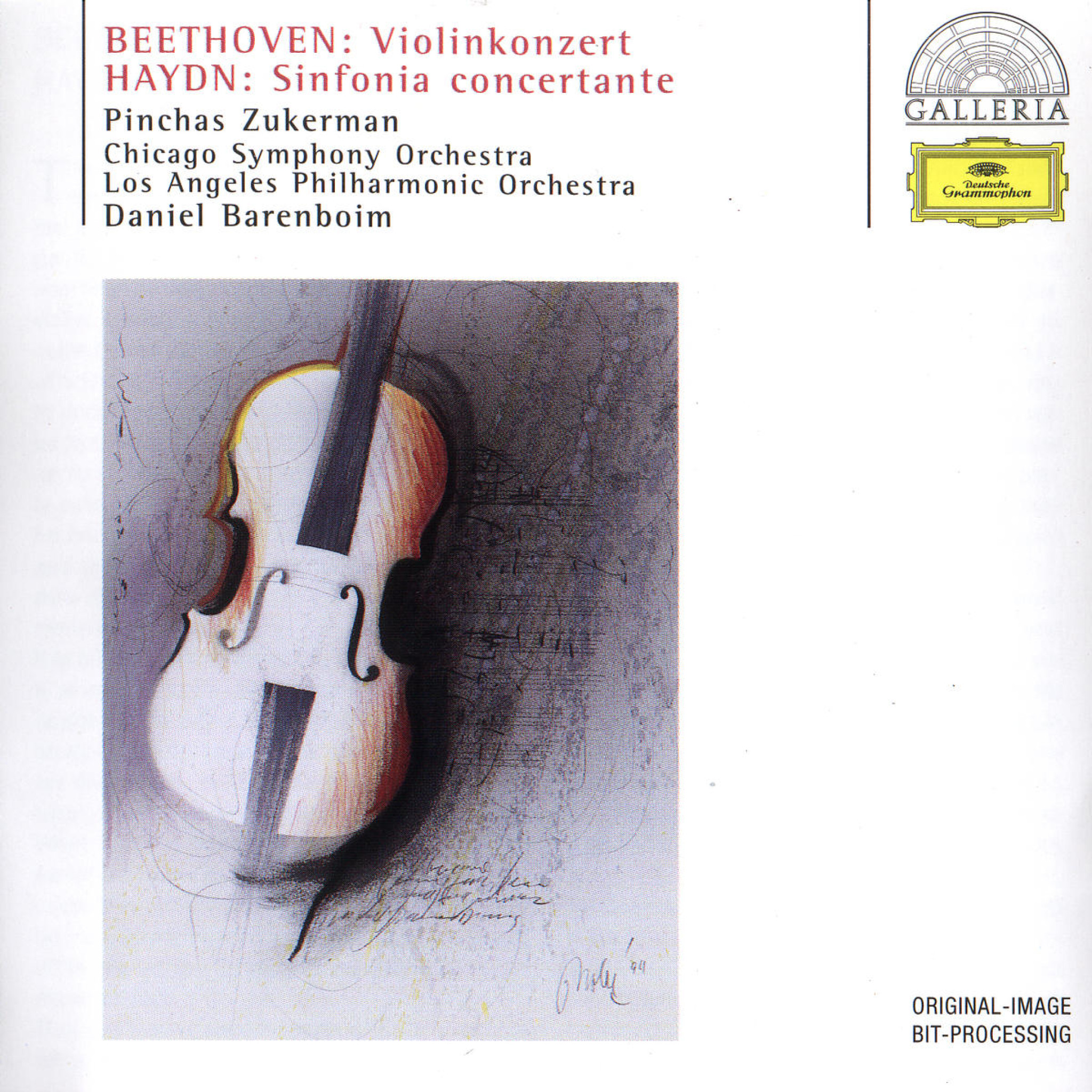 BEETHOVEN Violin Concerto / Zukerman, Barenboim