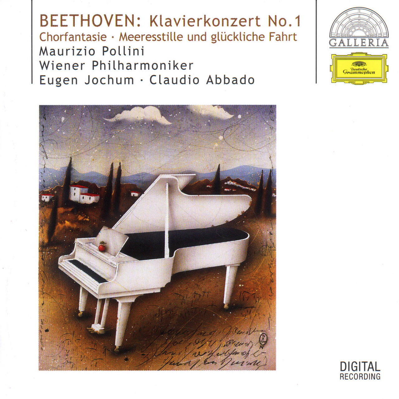 BEETHOVEN Piano Concerto No 1 Pollini Deutsche Grammophon beethoven-piano-concerto-no-1-pollini-deutsche-grammophon