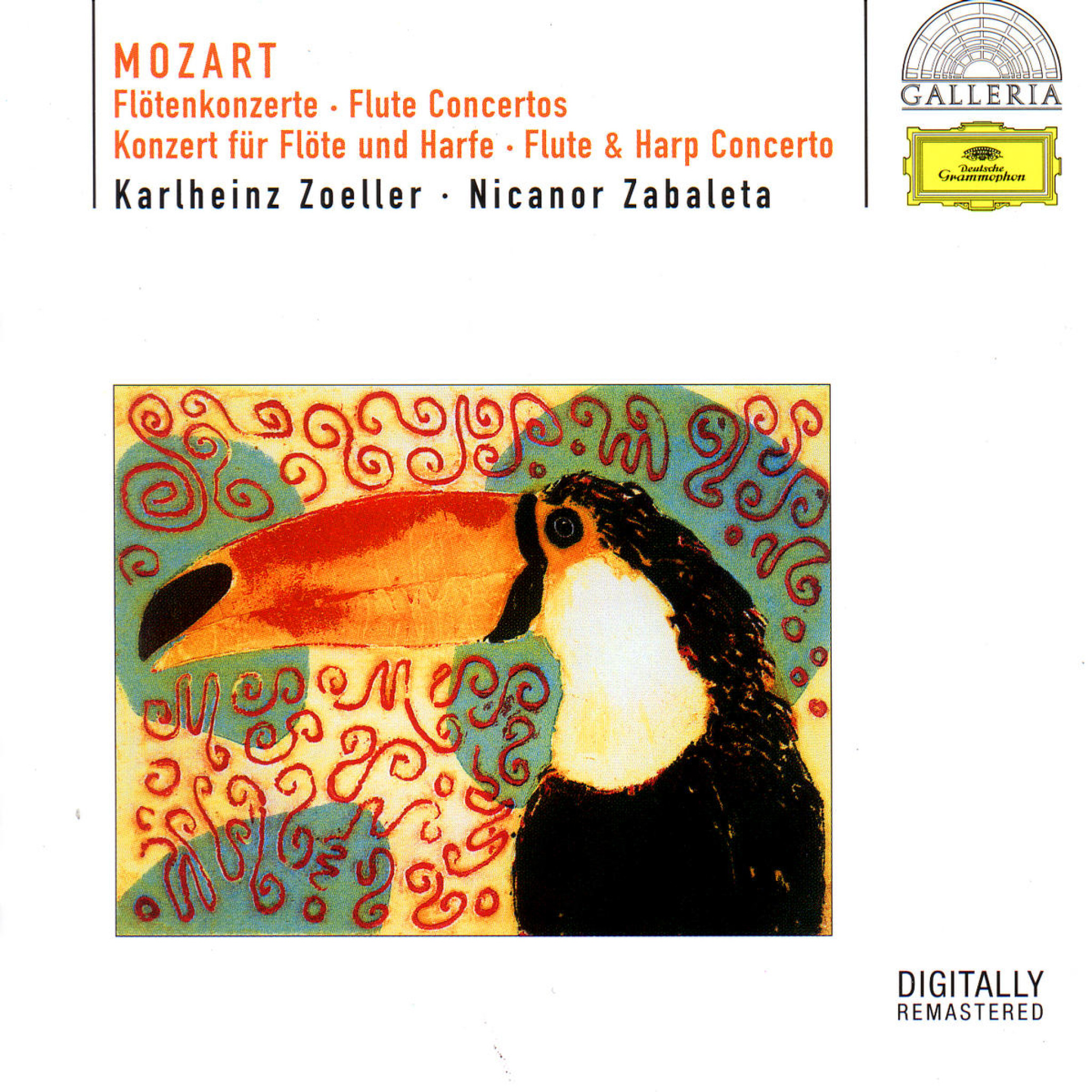 Mozart: Flute Concertos Nos.1 & 2; Flute & Harp Concerto K.299 0028946955323