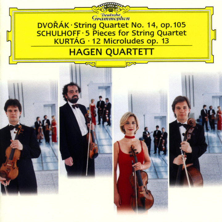 Streichquartett Nr. 14 op. 105; Fünf Stücke für Streichquartett; Hommage à Mihály András 0028946906628