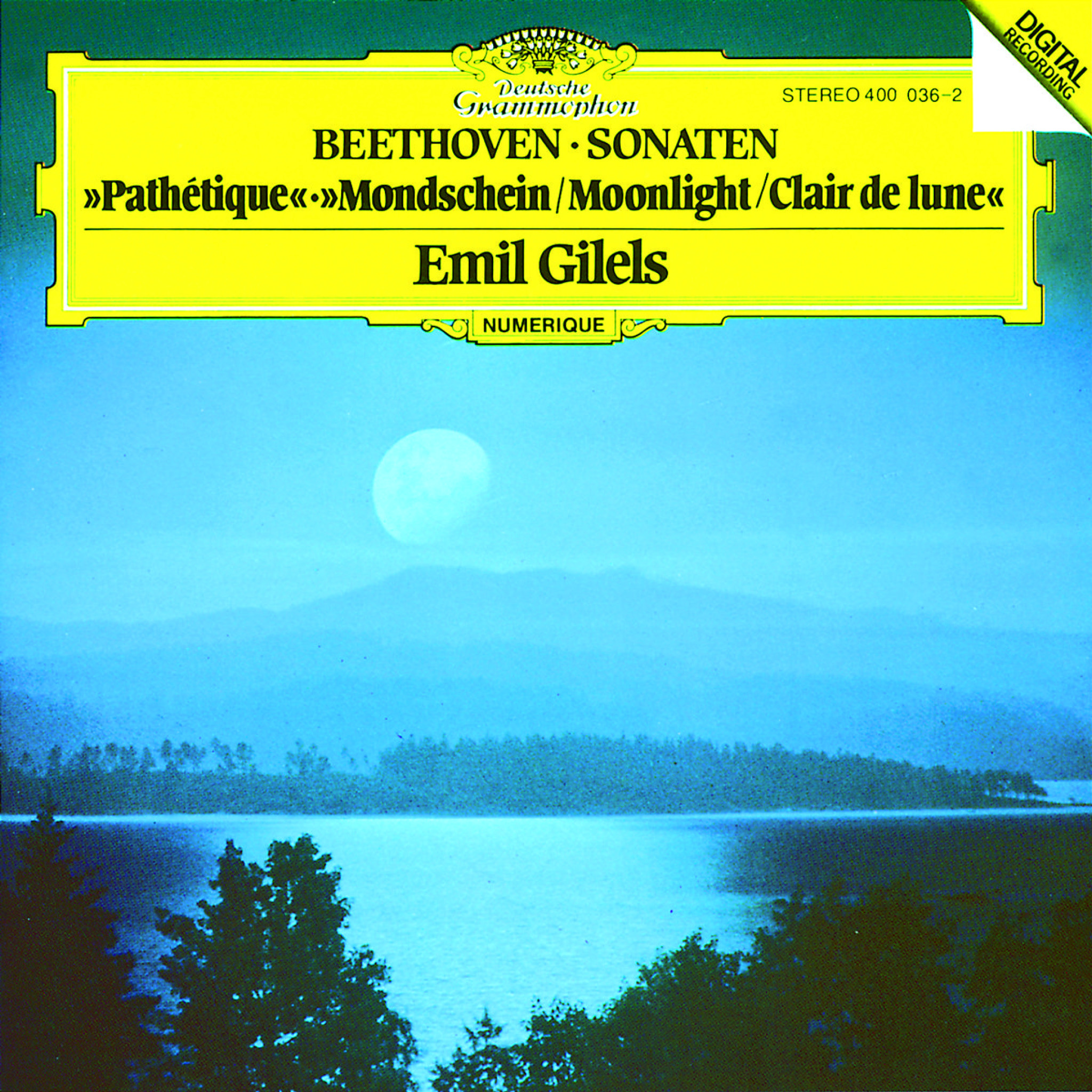 Beethoven: Piano Sonatas Nos.8 "Pathétique", 13 & 14 "Moonlight" 0028940003628