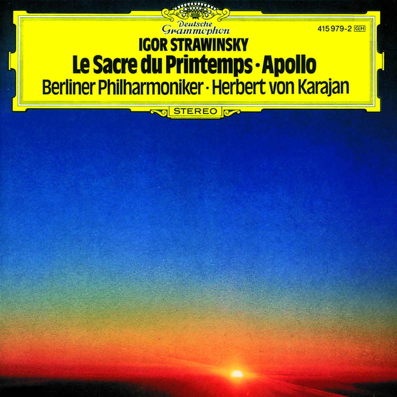Igor Stravinsky, Herbert von Karajan With Berliner