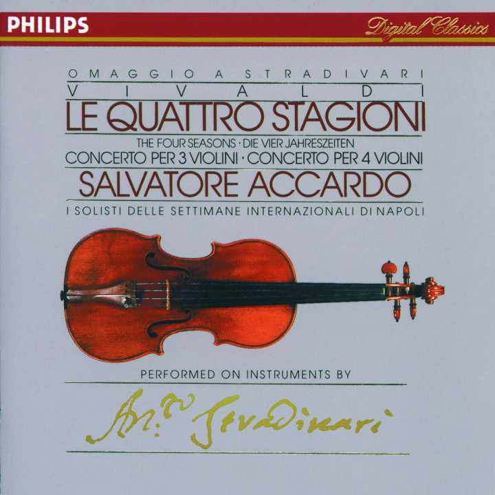 Vivaldi: The Four Seasons; Concertos for 3 & 4 violins 0028942206526