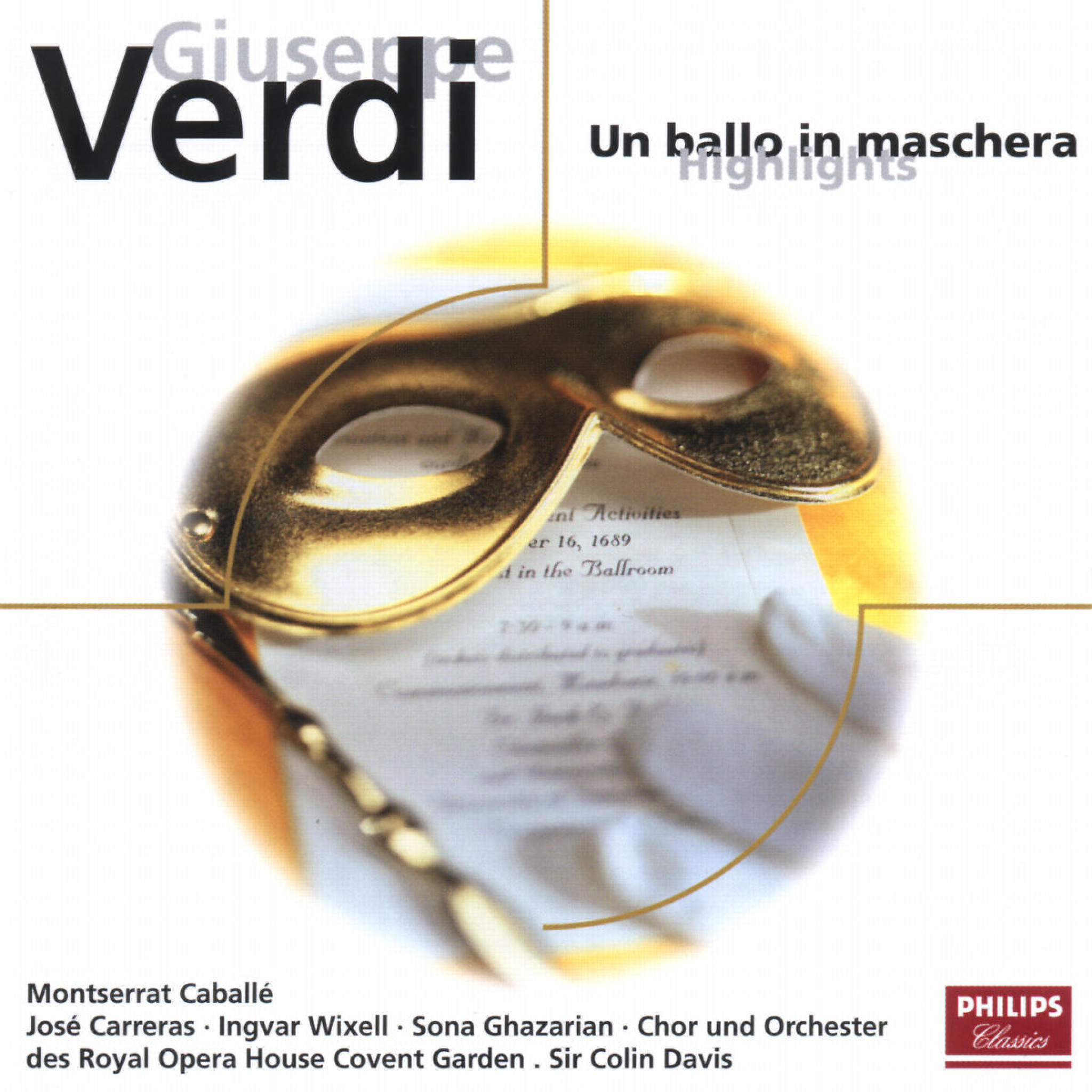 G. Verdi - Un Ballo In Maschera (Highlights)