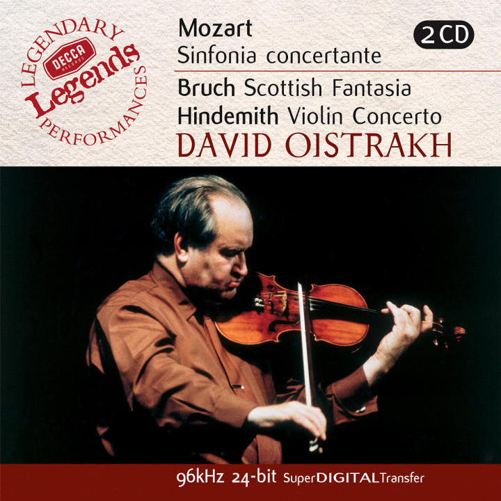 Mozart: Sinfonia Concertante/Bruch: Scottish Fantasia; Hindemith: Violin Concerto 0028947025823