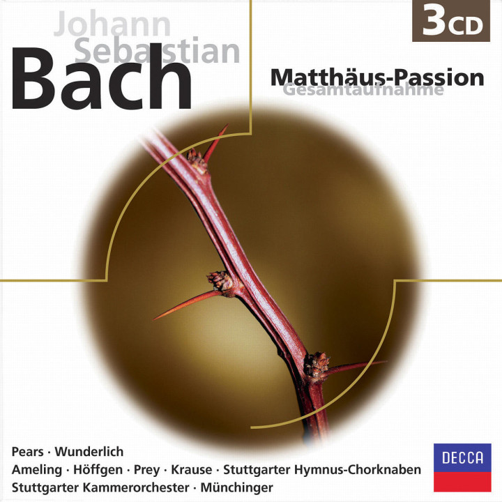 Bach: Matthäus-Passion 0028947085522