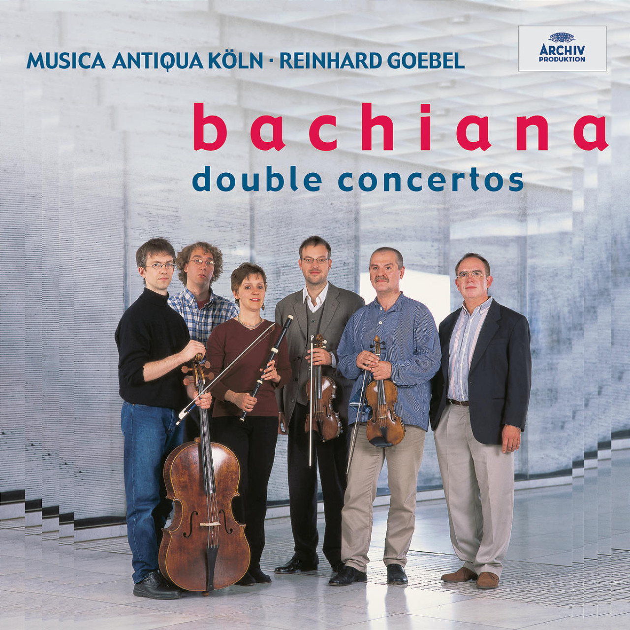 独2discs CD Musica Antiqua Koln, Reinhard Goebel, Rheinische Kantorei Alt-Bachisches Archiv - Cantatas By The Bach Family /00220 Canon & Gigue in D Major, P. 37 (Orch. Seiffert) - song and