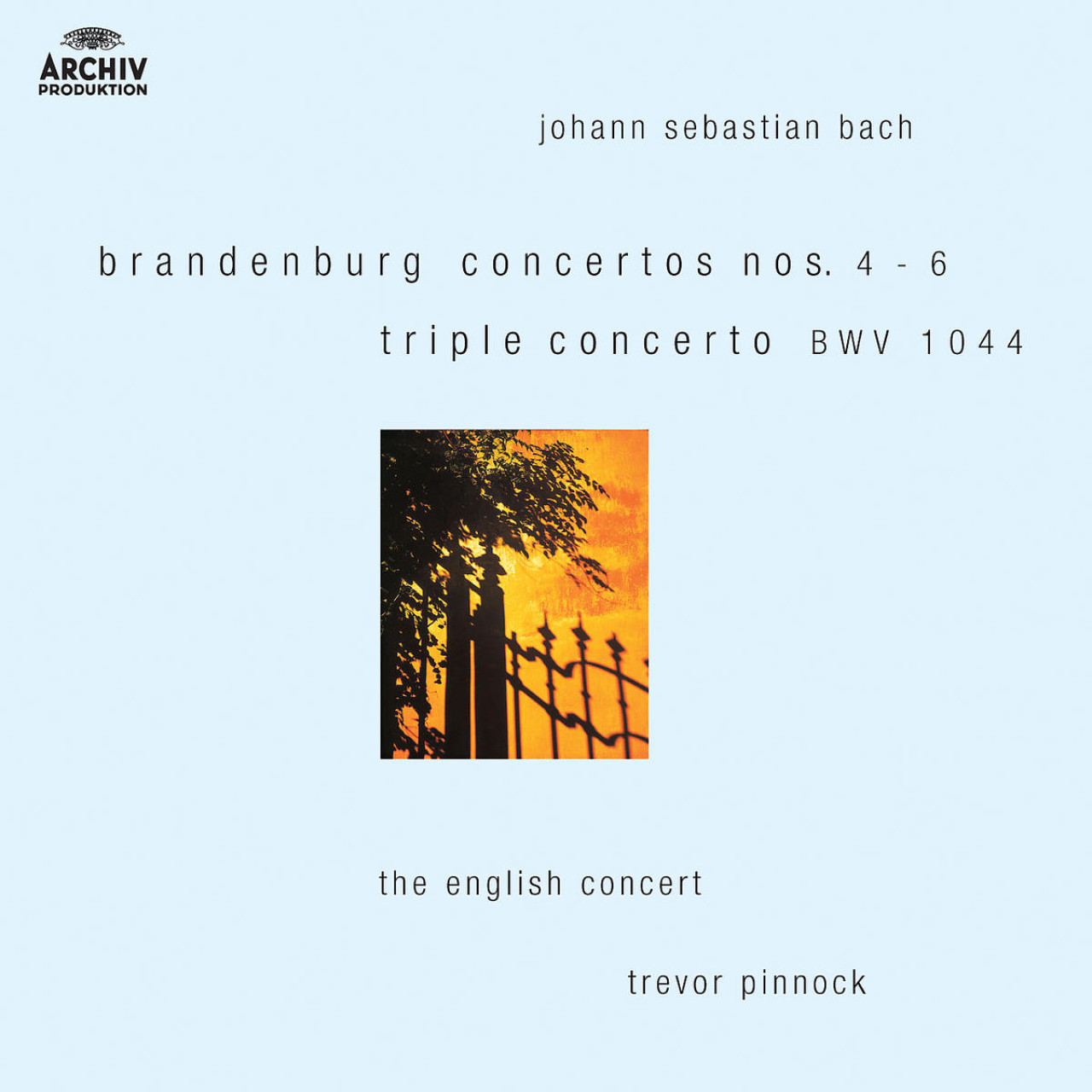 BACH Brandenburg. Konzerte 4-6 Pinnock | Deutsche Grammophon