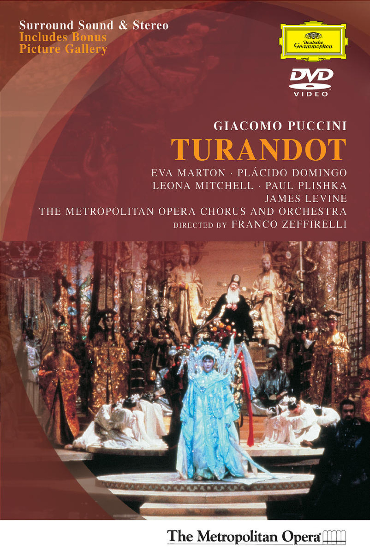 930円 PUCCINI Turandot Levine DVD-VIDEO | Deutsche Grammophon