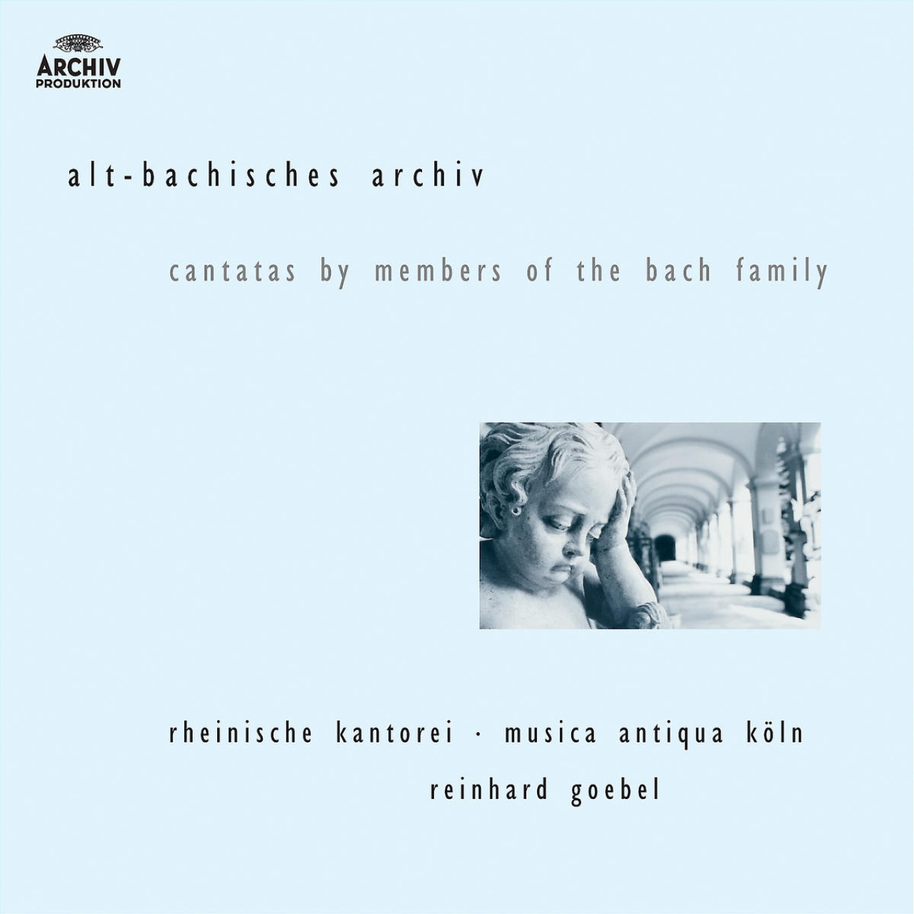 独2discs CD Musica Antiqua Koln, Reinhard Goebel, Rheinische Kantorei Alt-Bachisches Archiv - Cantatas By The Bach Family /00220 Reinhard Goebel, Musica Antiqua Köln – Complete Recordings