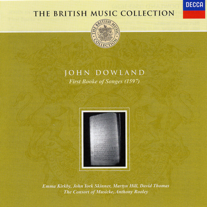 Dowland: First Booke of Songs, 1597 0028947504821