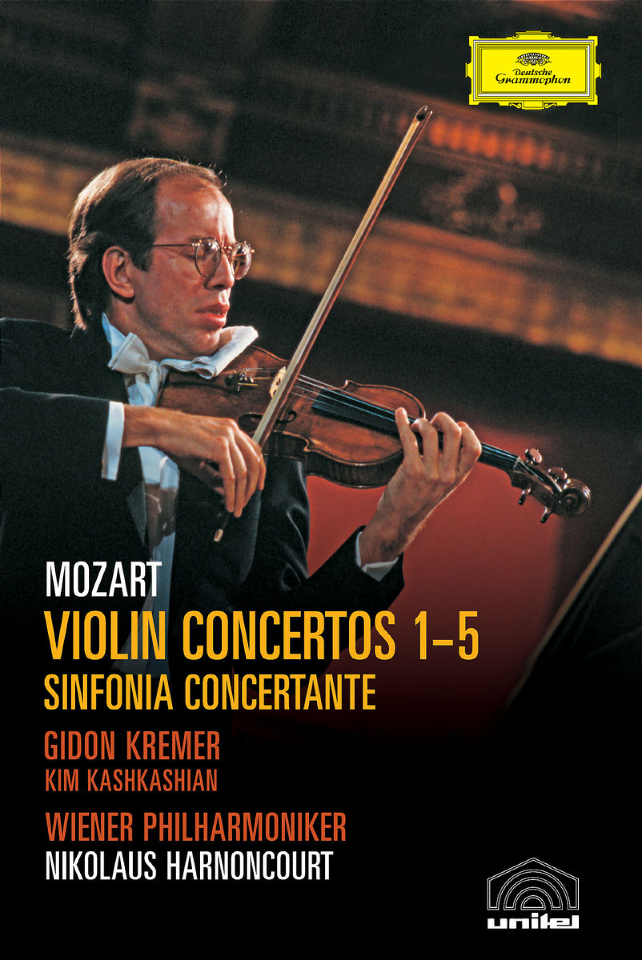 MOZART 5 Violin Concertos Kremer DVD-VID | Deutsche Grammophon