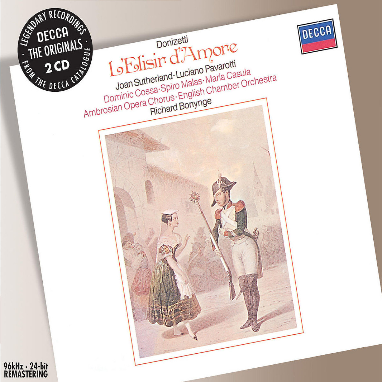 DONIZETTI L'Elisir d'amore / Sutherland, Pavarotti | Decca