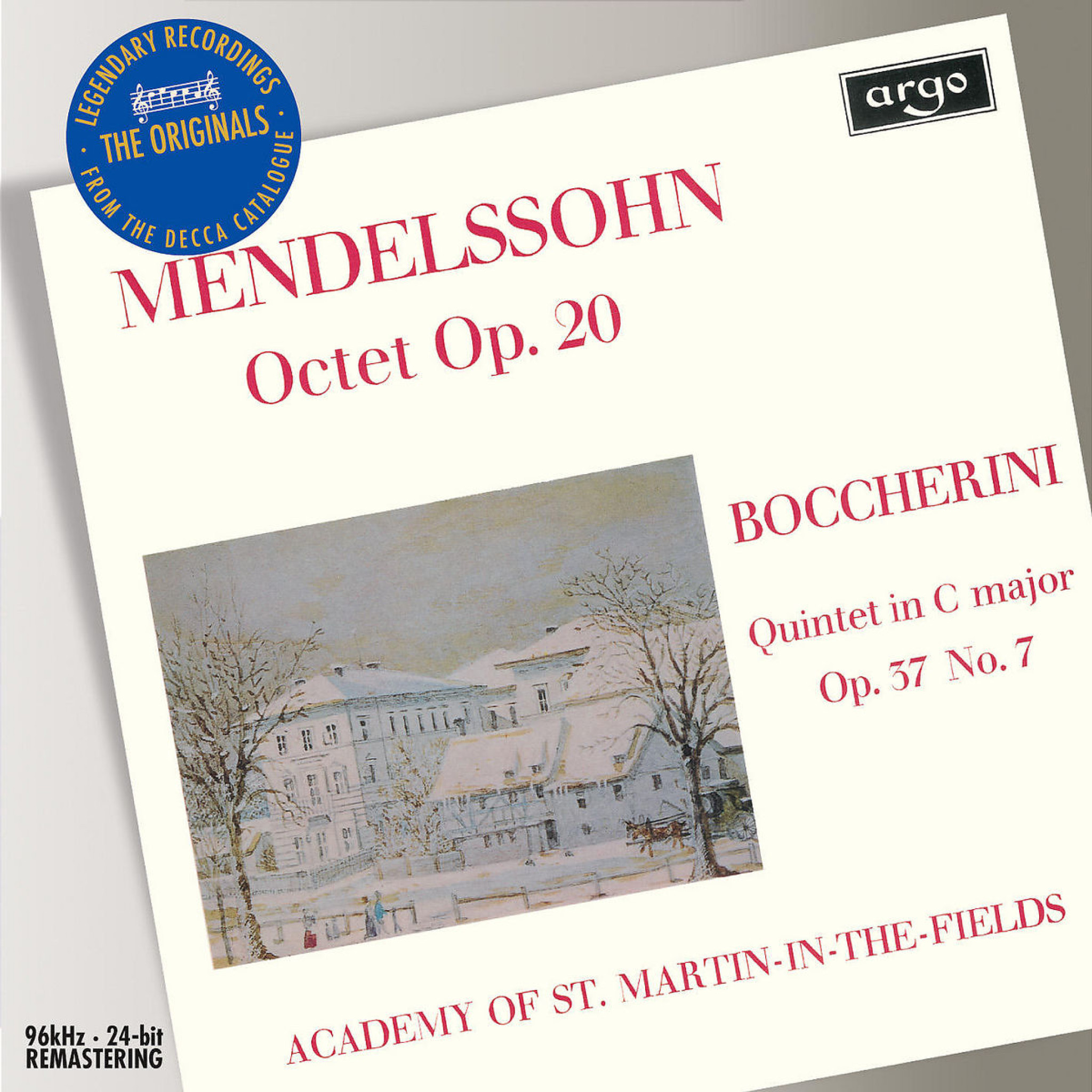 MENDELSSOHN Octet BOCCHERINI Quintet