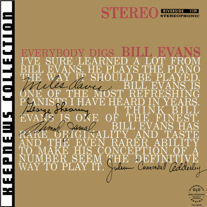 Everybody Digs Bill Evans [Keepnews Collection] 0888072301823