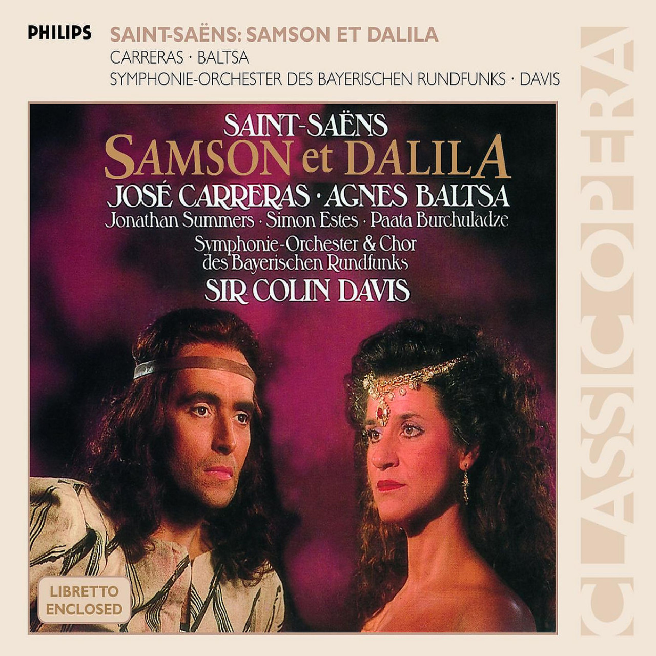 SAMSON et DALILA サンサーンス　オケスコア Rita Gorr, Jon Vickers, Ernest Blanc, Anton Diakov, Remy